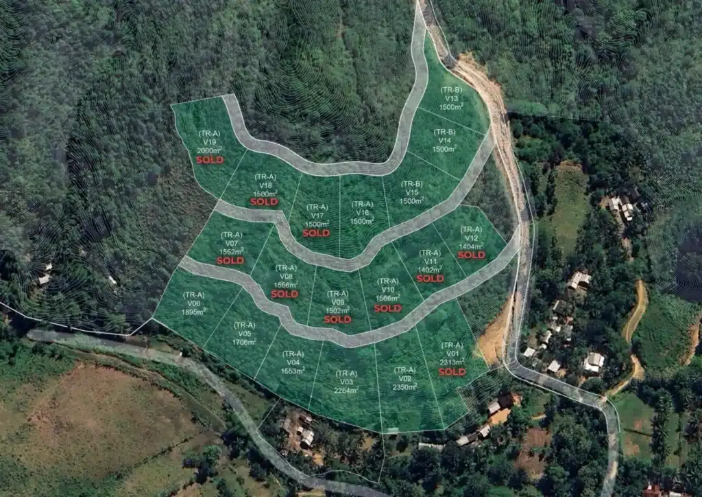 Land for sale in Tampah Lombok