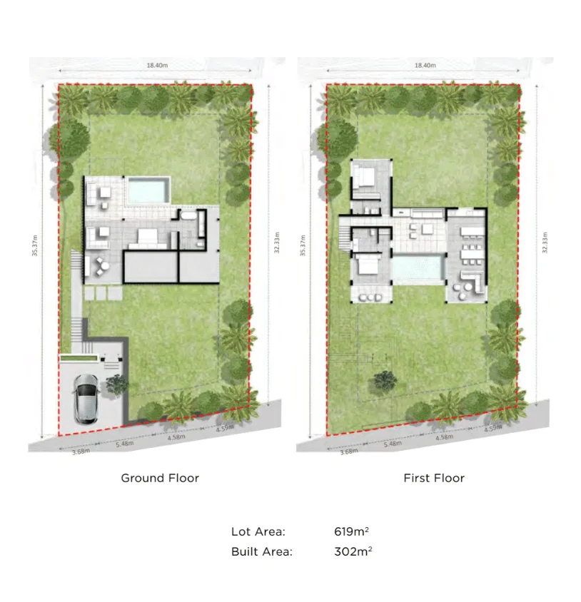 Ocean View Villa Plot for Sale in Selong Belanak