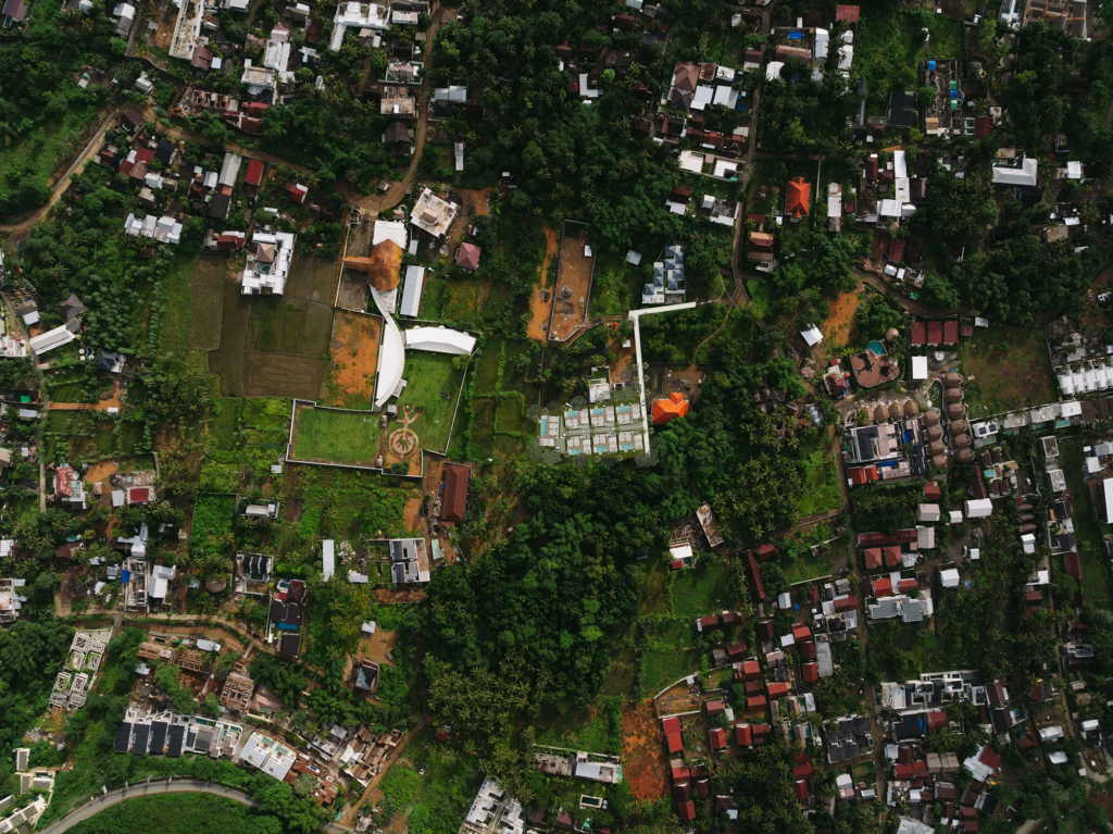 Drone master plan for Modern Villas for Sale in Central Kuta Lombok