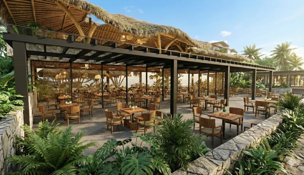 amenities seaview apartment for sale in selong belanak