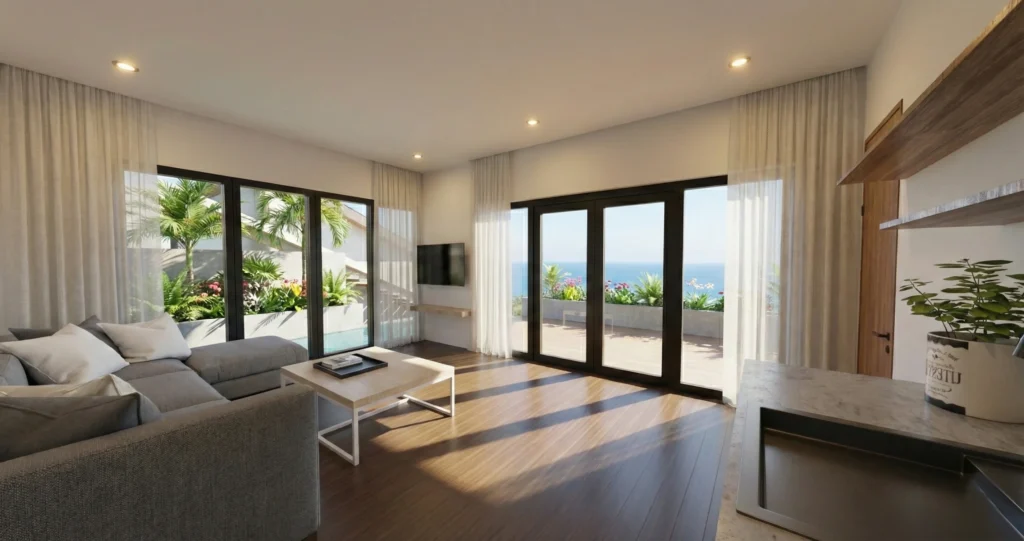 Seaview Apartment for sale in Selong Belanak