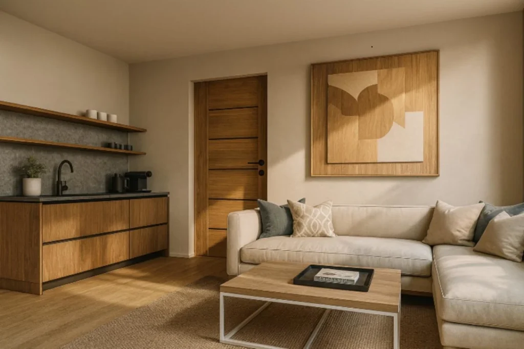 Seaview Apartments and villas for Sale in Selong Belanak living room