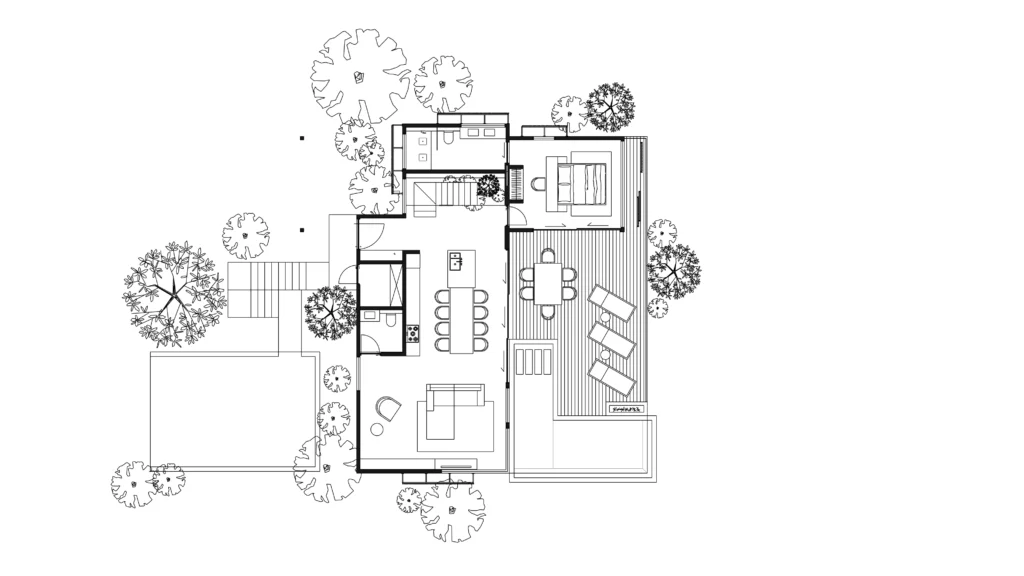Floor Plan 3 Bedroom villa for sale in kuta