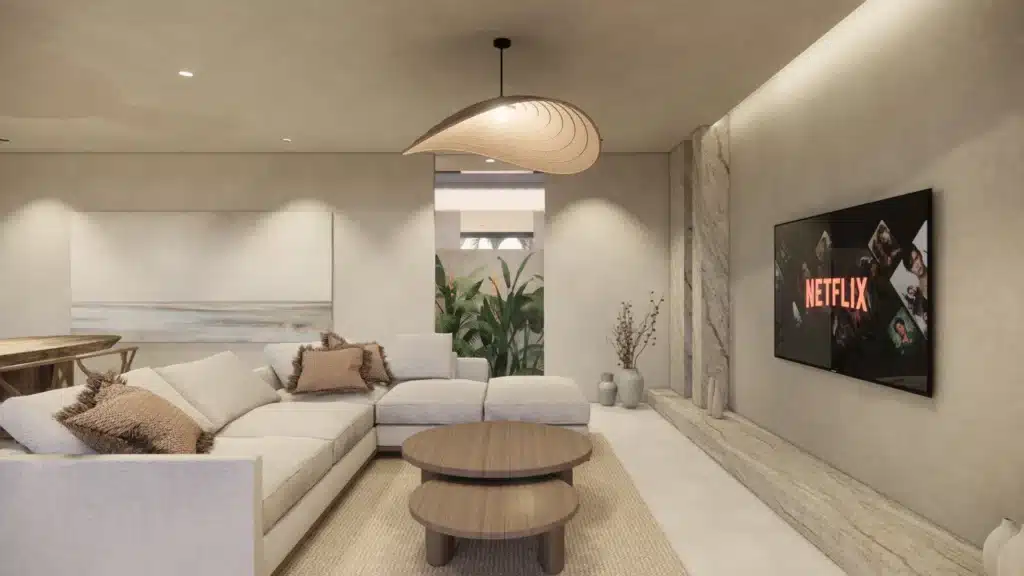 3-Bedroom Luxury Villa for Sale in Torok-Living Area