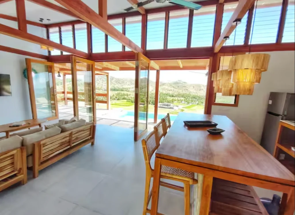 Seaview Villa for Sale in Selong Belanak-Living and Dining