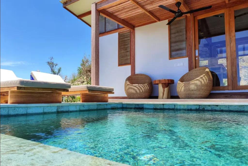 Seaview Villa for Sale in Selong Belanak-Pool deck