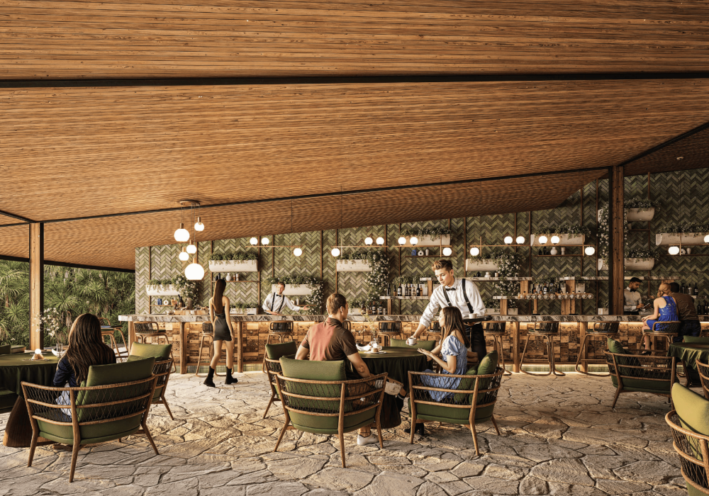 Clubhouse at the resport seaview plots for sale in Torok