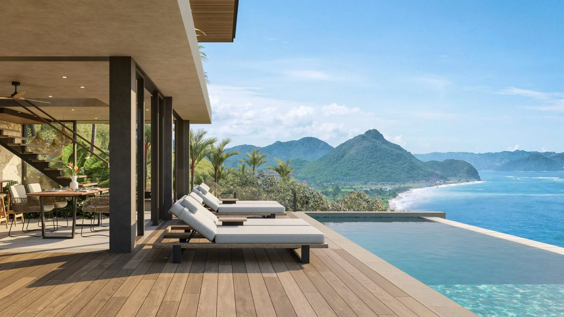 serviced oceanview plots for sale in torok - seaview villa