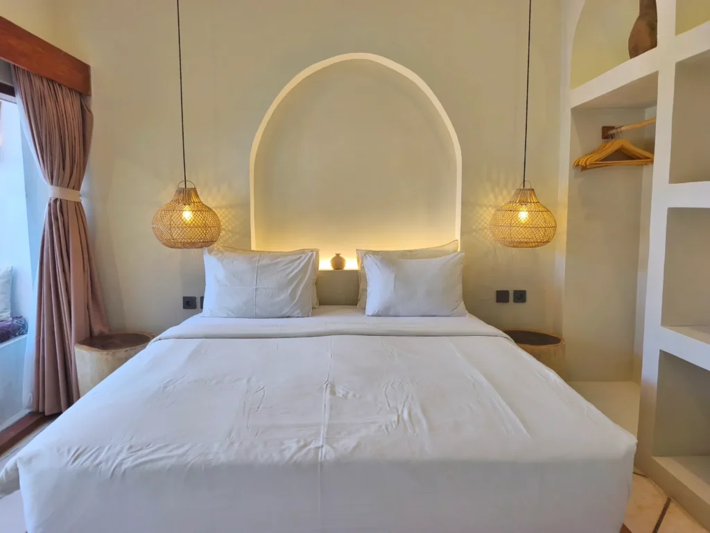Second bedroom with built-in storage in the villa for sale in Kuta