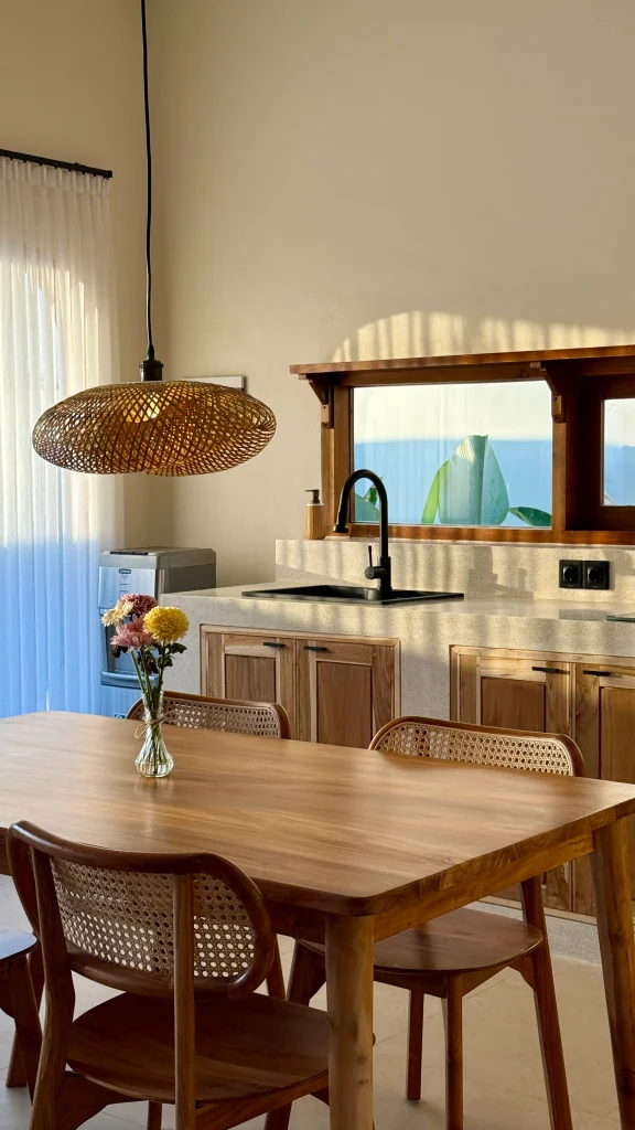 Kuta 1-Bedroom Villa for Sale, South Lombok - Dining & Kitchen (Close Up)