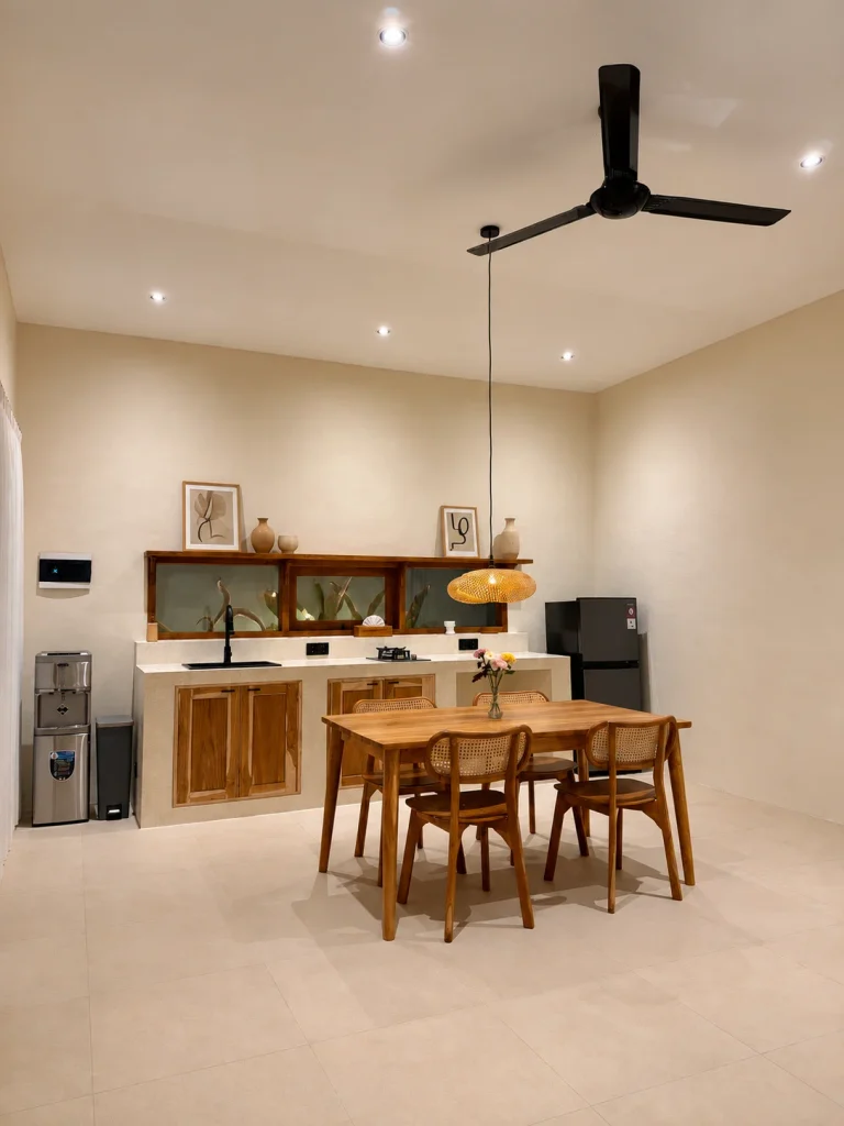 Kuta 1-Bedroom Villa for Sale, South Lombok - Kitchen & Dining