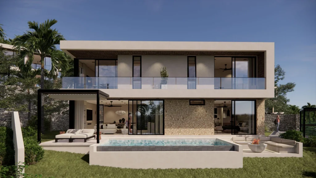 Sangiang beachfront villa with sea-facing pool, Are Guling seaview villas for sale, South Lombok